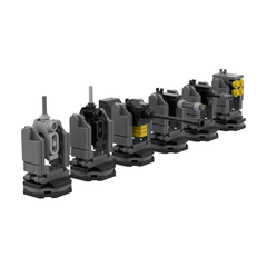 250PCS Helldivers 2 Sentry Stratagems MOC Building Block Bricks |MocPixel Lego alternatives MOC-185781