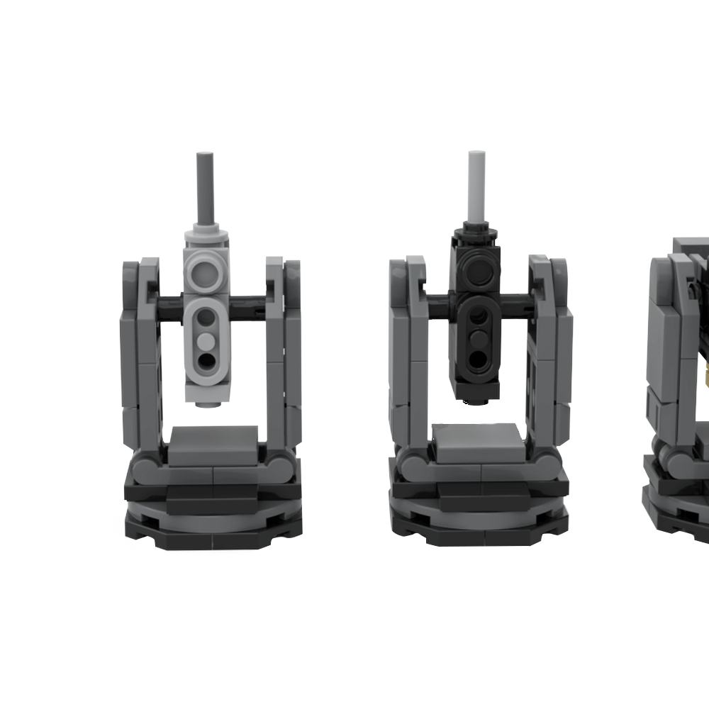 250PCS Helldivers 2 Sentry Stratagems MOC Building Block Bricks |MocPixel Lego alternatives MOC-185781