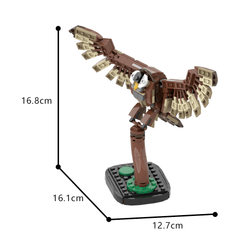 149PCS Tawny Owl MOC Building Block Bricks |MocPixel Lego alternatives MOC-175641