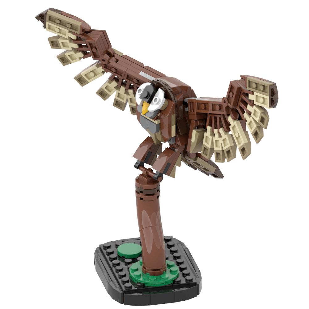 149PCS Tawny Owl MOC Building Block Bricks |MocPixel Lego alternatives MOC-175641