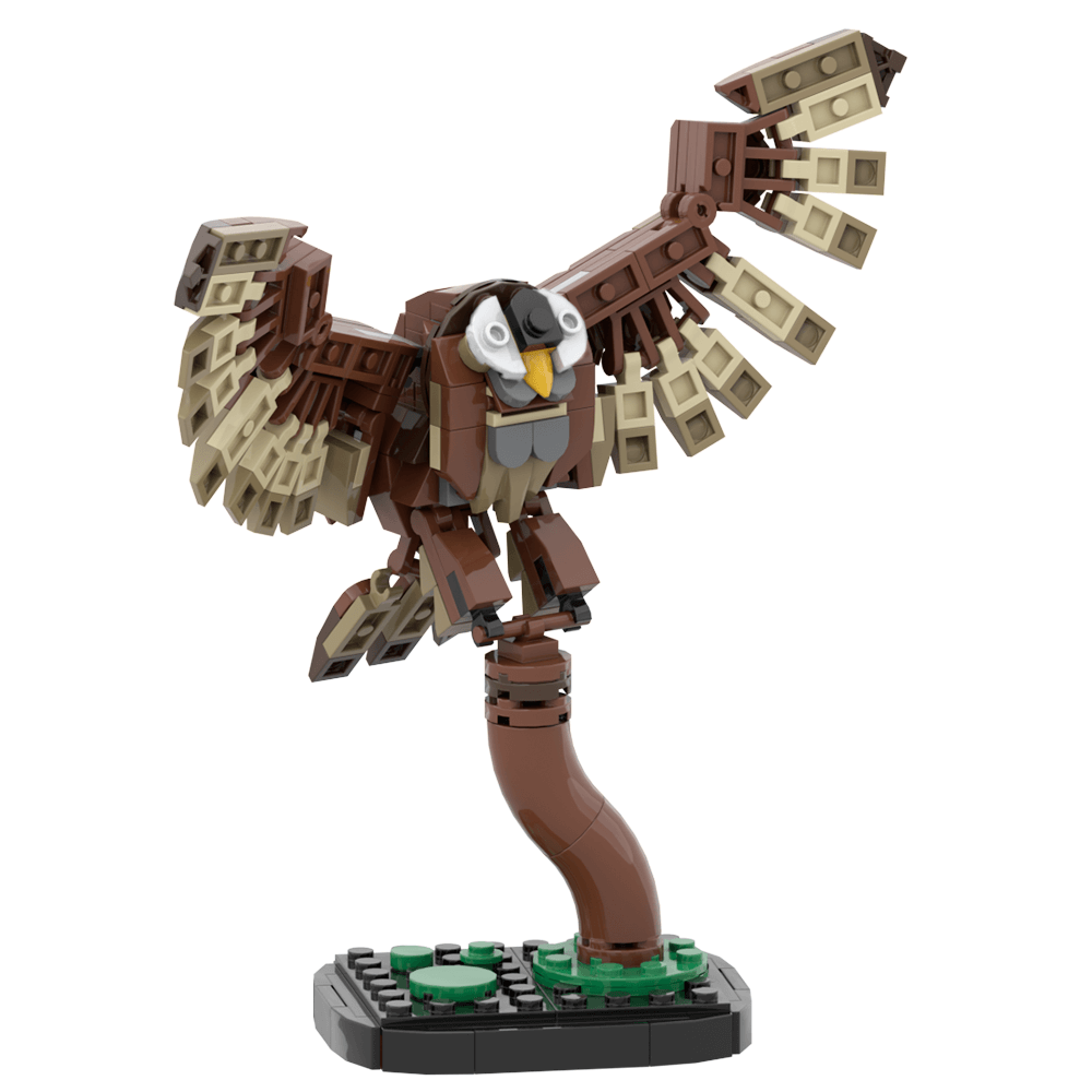 149PCS Tawny Owl MOC Building Block Bricks |MocPixel Lego alternatives MOC-175641