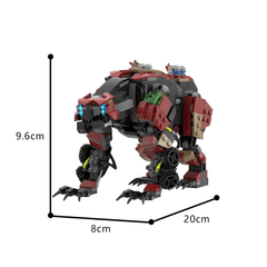 "548PCS Fireclaw (Horizon)  MOC Building Block Bricks |MocPixel replace to lego MOC-184219"