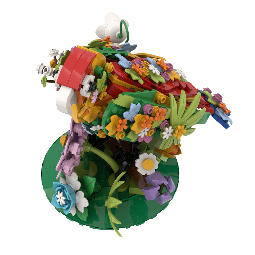 396PCS Flower bird MOC Building Block Bricks |MocPixel Lego alternatives
