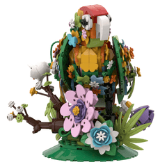 396PCS Flower bird MOC Building Block Bricks |MocPixel Lego alternatives