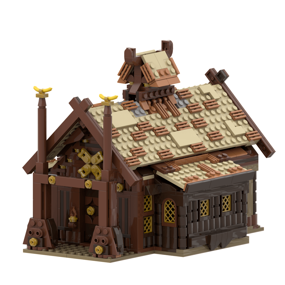 960PCS Meduseld From Lord Of The Rings MOC Building Block Bricks |MocPixel Lego alternatives MOC-186205

