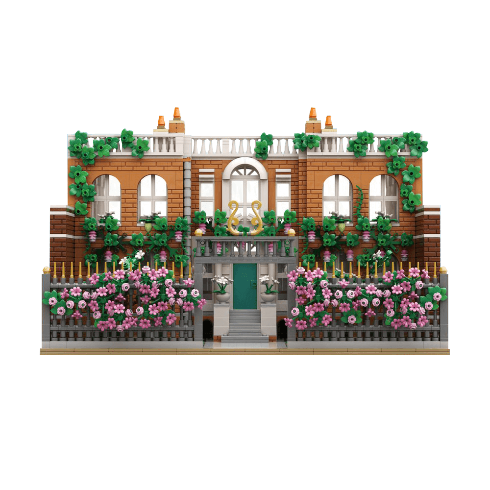 3023PCS The Bridgertton House MOC Building Block Bricks |MocPixel