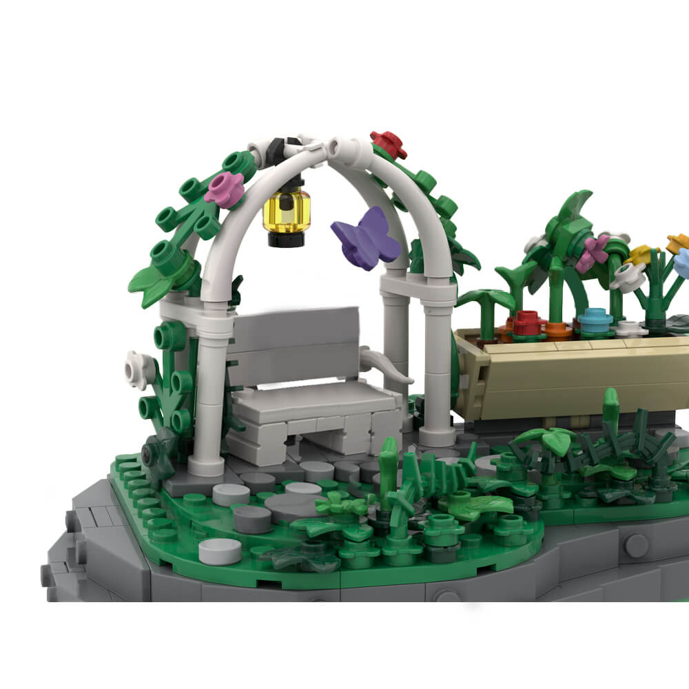 365pcs The Garden MOC Building Block Bricks |MocPixel
