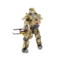 498PCS Fellout: Desert Camo T-45 Power Armor MOC Building Block Bricks |MocPixel Lego alternatives MOC-183742
