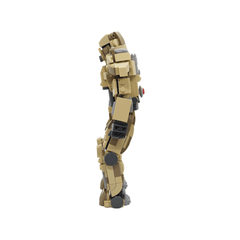 498PCS Fellout: Desert Camo T-45 Power Armor MOC Building Block Bricks |MocPixel
