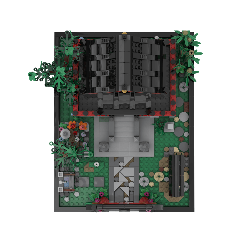 1303PCS Small Shinto Shrine MOC Building Block Bricks |MocPixel Chinese lego brands MOC-186209

