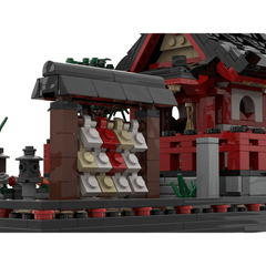 1303PCS Small Shinto Shrine MOC Building Block Bricks |MocPixel Chinese lego brands MOC-186209
