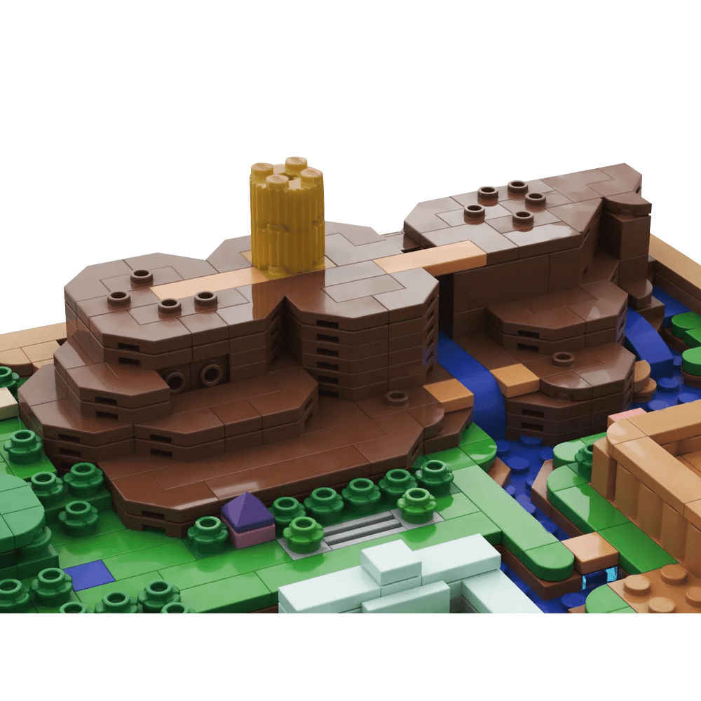 1120PCS ZeIda: A Link To The Past - Light World Overworld Map MOC