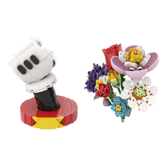 338PCS Flowers in Hand - MK Mouse Building Block Bricks |MocPixel