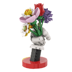 338PCS Flowers in Hand - MK Mouse Building Block Bricks |MocPixel
