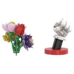 338PCS Flowers in Hand - MK Mouse Building Block Bricks |MocPixel
