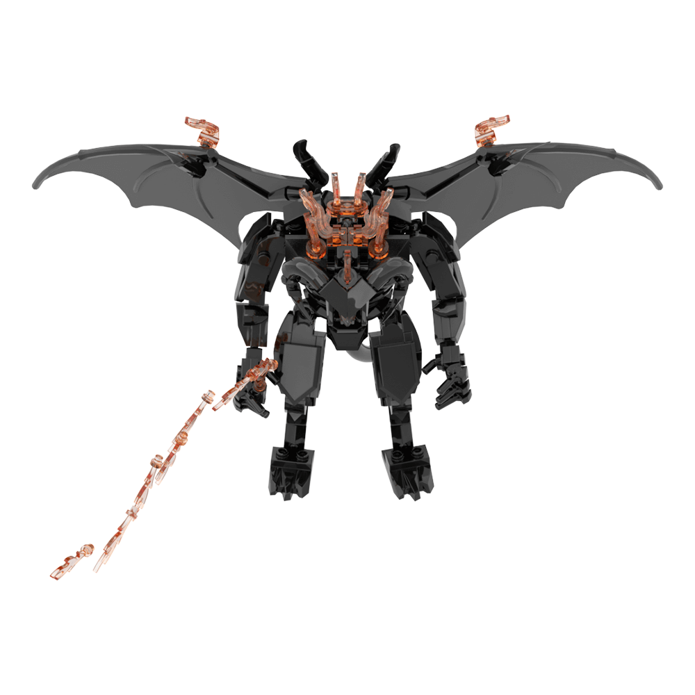 215PCS Balrog Of Moria - Lord Of Ring MOC Building Block Bricks |MocPixel Lego alternatives