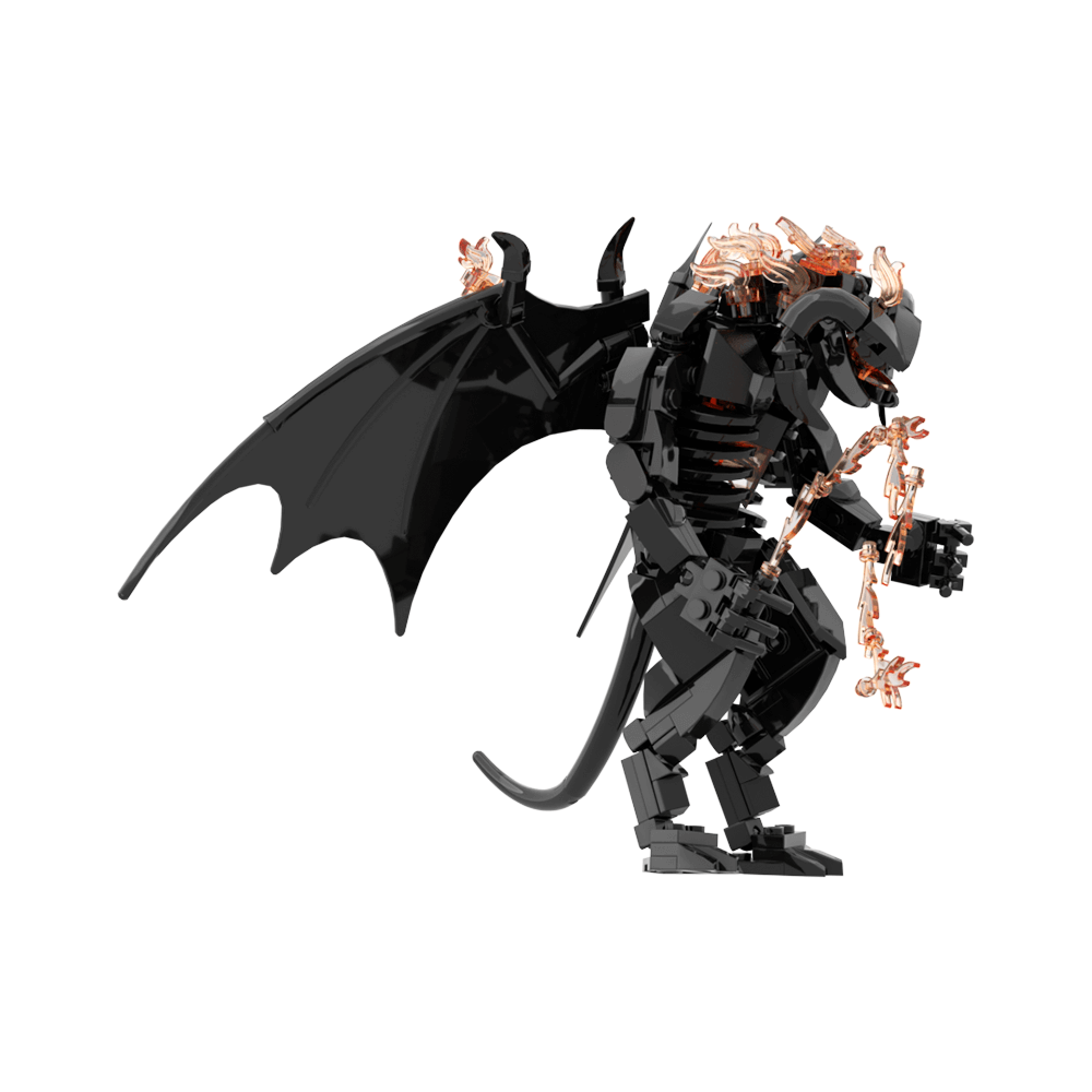 215PCS Balrog Of Moria - Lord Of Ring MOC Building Block Bricks |MocPixel Lego alternatives
