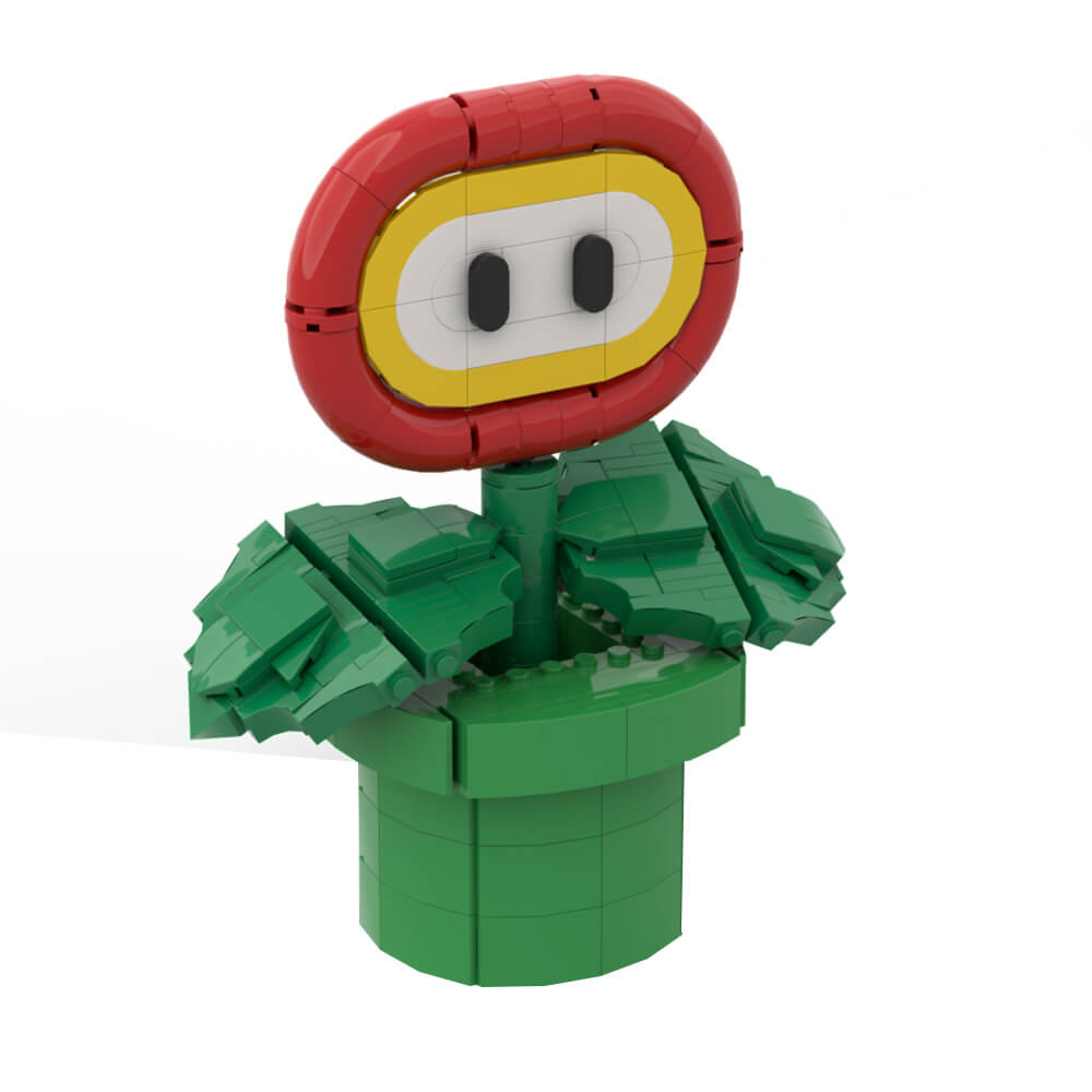 255PCS Flower in Pot - Marrio MOC Building Block Bricks |MocPixel Lego alternatives 
