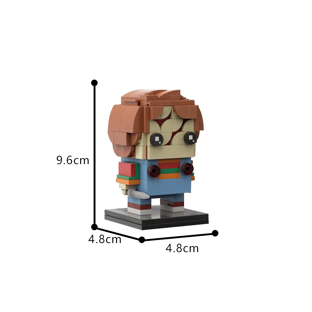 284PCS Brickheadz Chucky MOC Building Block Bricks |MocPixel Lego alternatives MOC-189322
