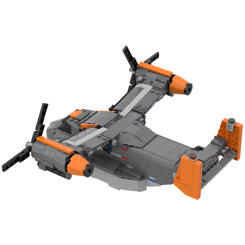 1087PCS Osprey Aircraft MOC Building Block Bricks |MocPixel Lego alternatives MOC-187678
