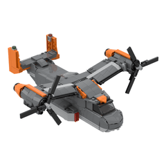 1087PCS Osprey Aircraft MOC Building Block Bricks |MocPixel