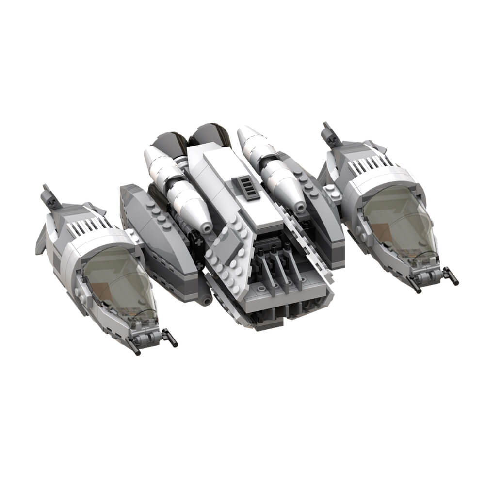 445PCS B-Wing-Striker - Ugly Class MOC Building Block Bricks |MocPixel replace to lego MOC-188625
