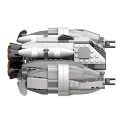 445PCS B-Wing-Striker - Ugly Class MOC Building Block Bricks |MocPixel replace to lego MOC-188625
