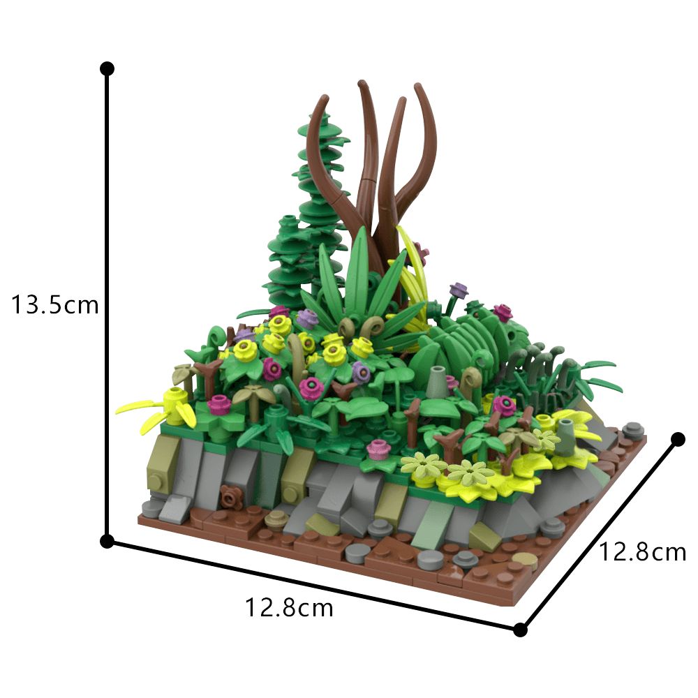 【Botanic】MOCMOC 816PCS Landscape Plant MOC Building Block Bricks |MocPixel