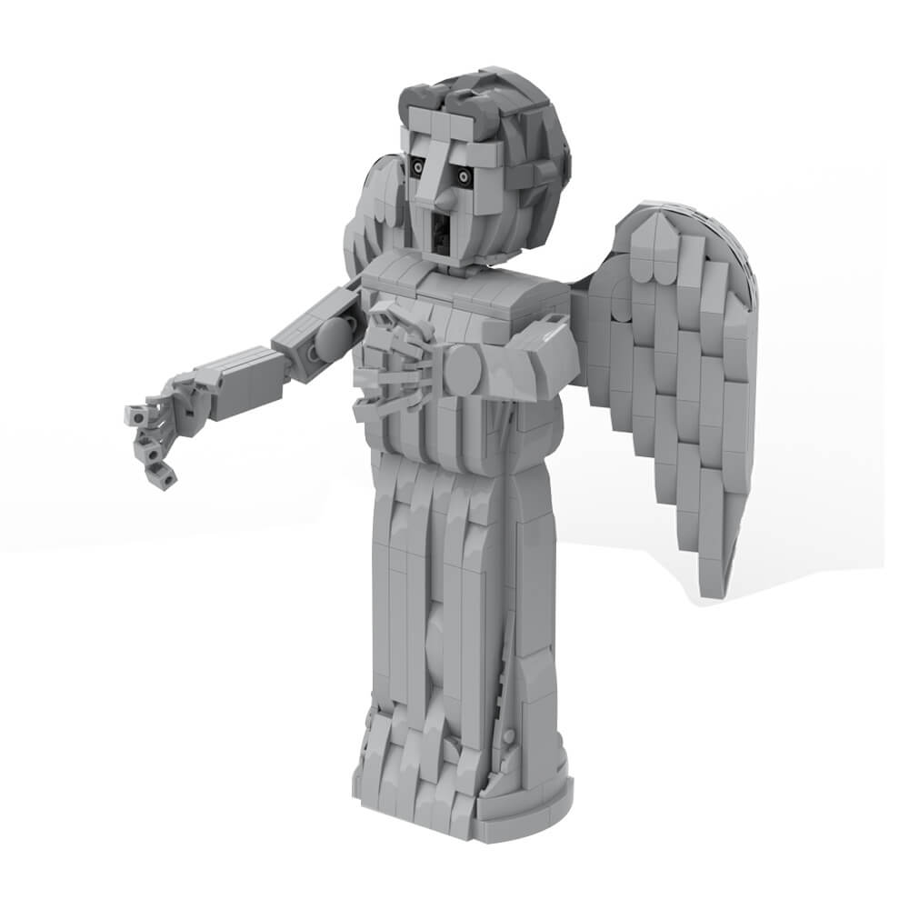 660PCS Doctor Who Weeping Angel MOC Building Block Bricks |MocPixel replace to lego 

