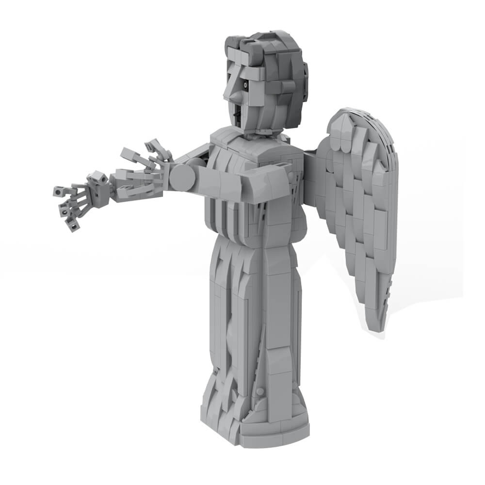 660PCS Doctor Who Weeping Angel MOC Building Block Bricks |MocPixel replace to lego 

