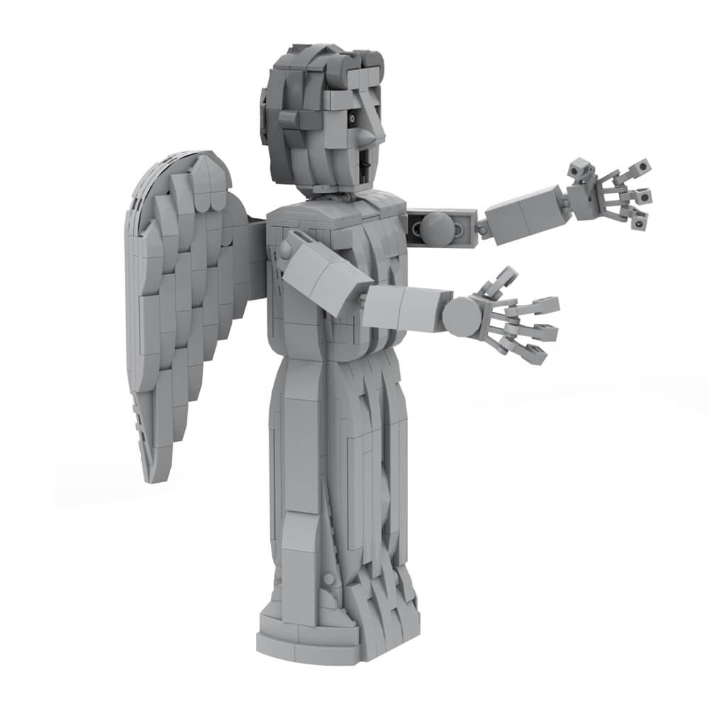 660PCS Doctor Who Weeping Angel MOC Building Block Bricks |MocPixel replace to lego 
