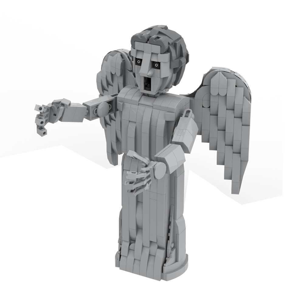 660PCS Doctor Who Weeping Angel MOC Building Block Bricks |MocPixel replace to lego 
