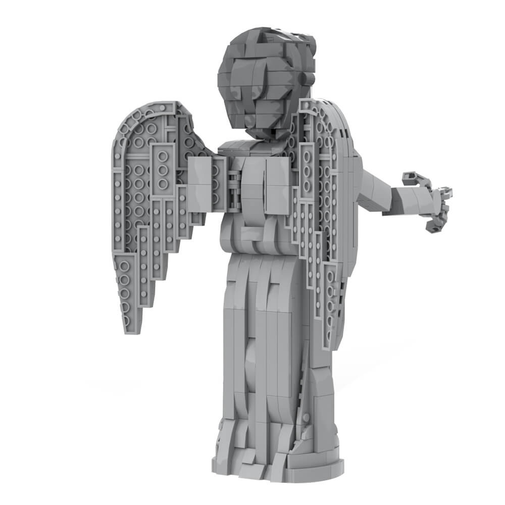 660PCS Doctor Who Weeping Angel MOC Building Block Bricks |MocPixel replace to lego 
