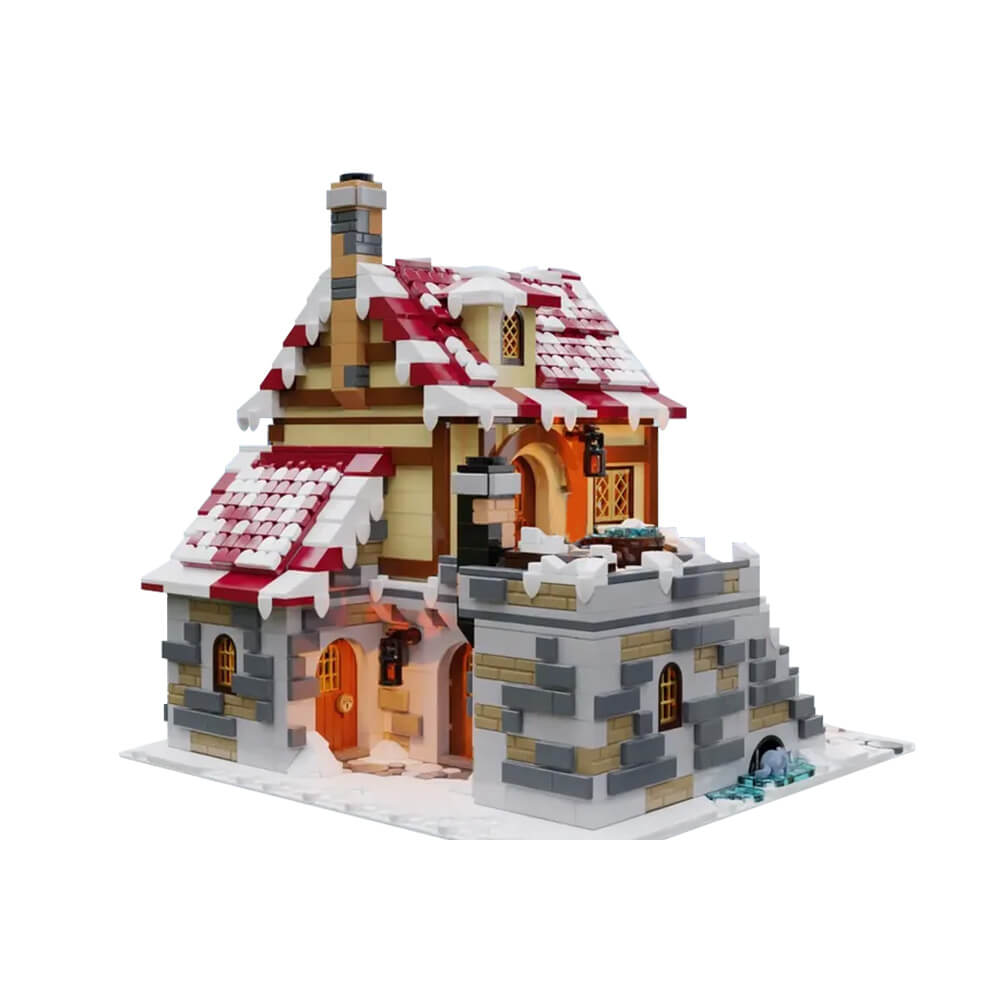 2465PCS The Tavern Under The Snow MOC Building Block Bricks |MocPixel replace to lego MOC-187924
