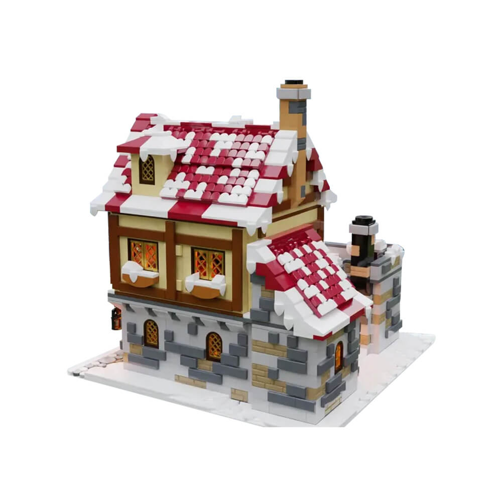 2465PCS The Tavern Under The Snow MOC Building Block Bricks |MocPixel replace to lego MOC-187924
