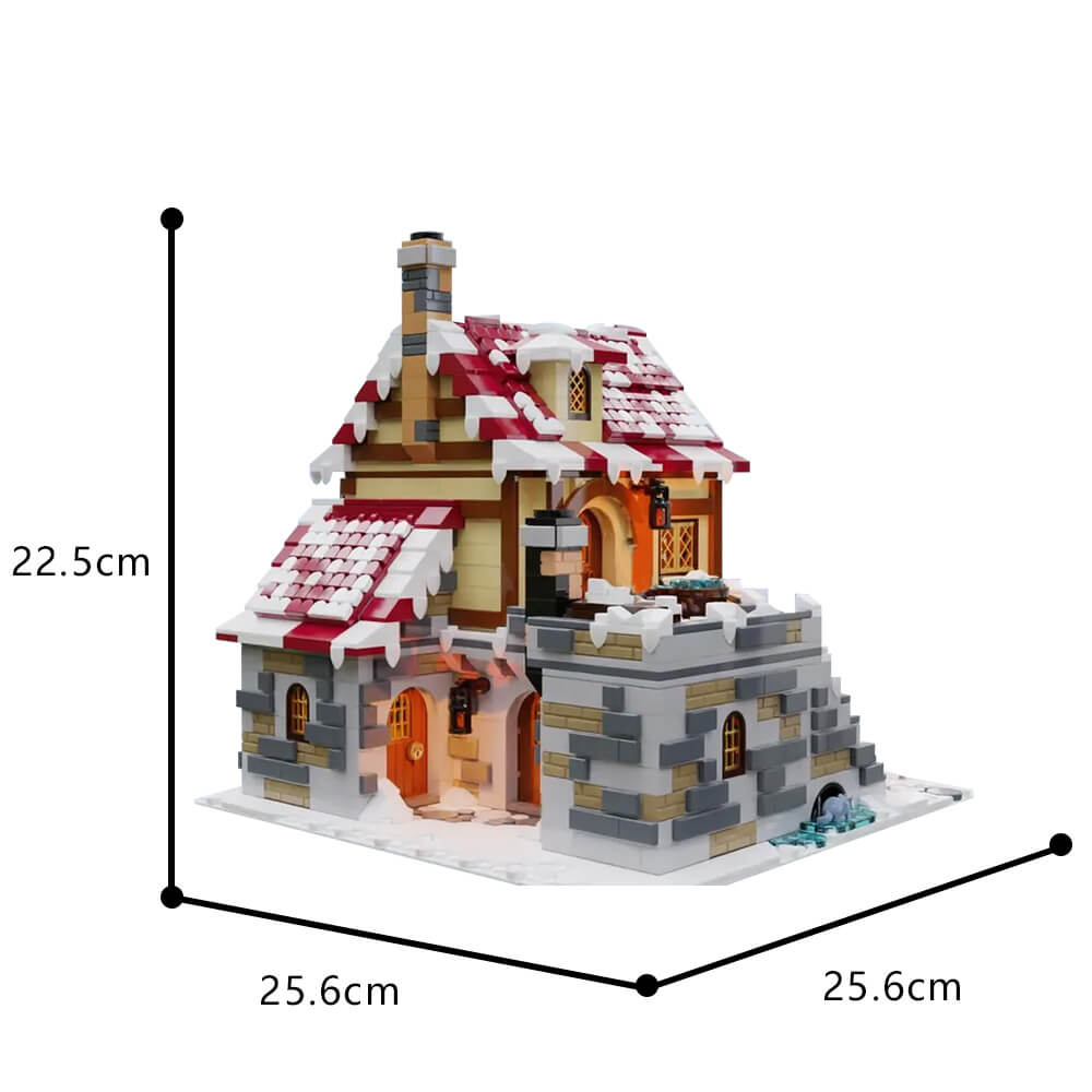 2465PCS The Tavern Under The Snow MOC Building Block Bricks |MocPixel replace to lego MOC-187924
