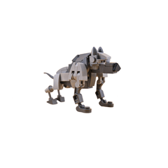 71PCS Gray Wolf - Warg MOC Building Block Bricks |MocPixel Lego alternative store MOC-169319
