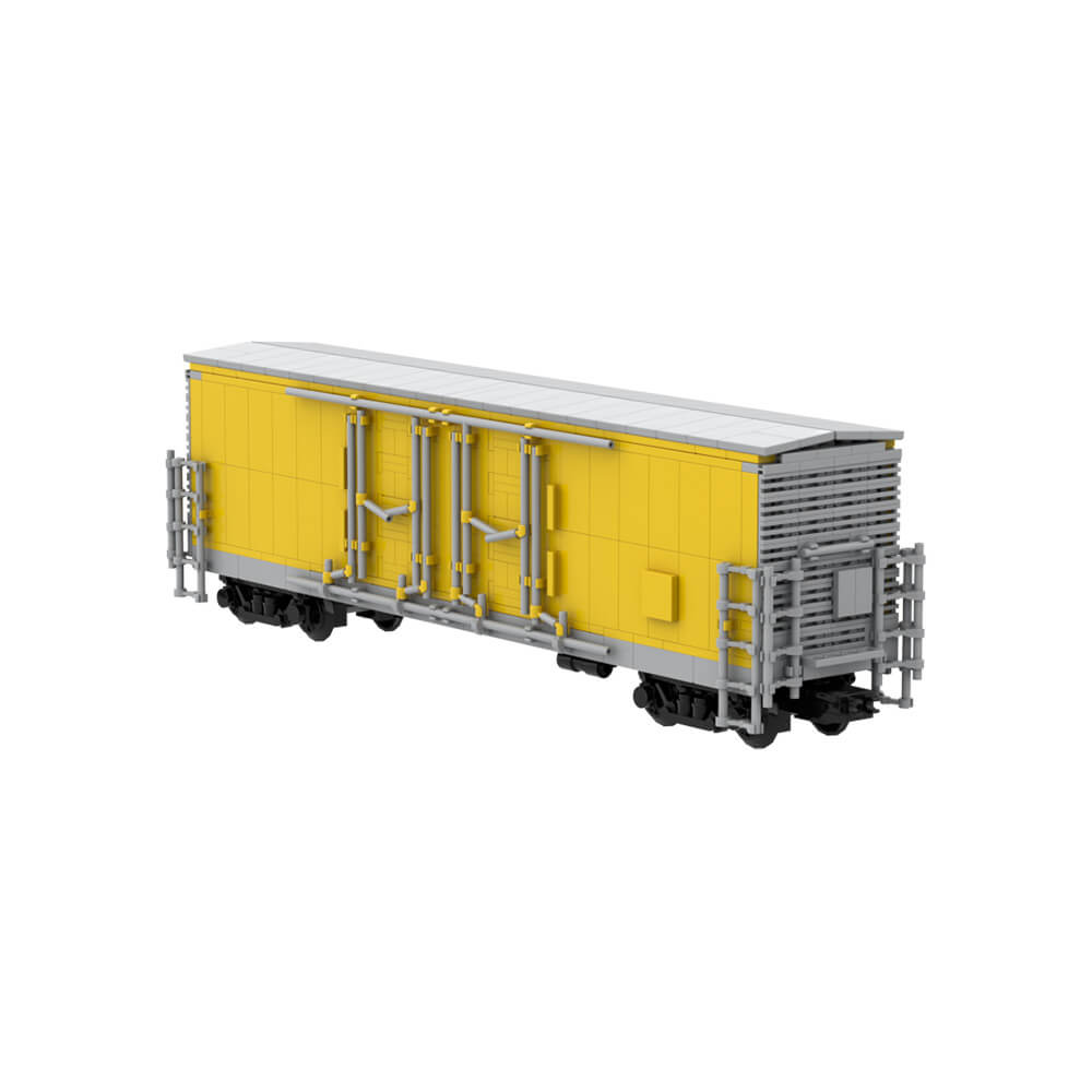 1147PCS 53Ft Evans Double Plug Union Pacific MOC Building Block Bricks