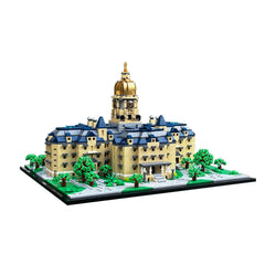 2516PCS Golden Dome - University Of Notre Dame MOC Building Block Bricks |MocPixel