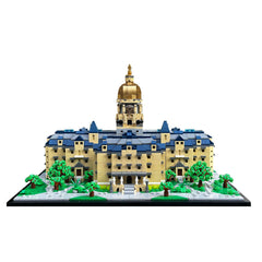 2516PCS Golden Dome - University Of Notre Dame MOC Building Block Bricks |MocPixel