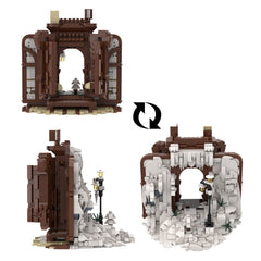 1400PCS The Chronicles of Narnia - Wardrobe MOC Building Block Bricks |MocPixel