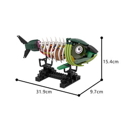 241PCS Bone Fish MOC Building Block Bricks |MocPixel
