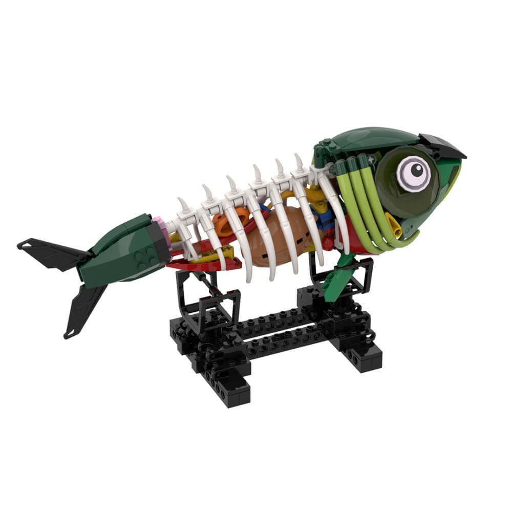 241PCS Bone Fish MOC Building Block Bricks |MocPixel