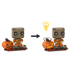 209PCS Trick'r Treat With LED light - Halloween MOC Building Block Bricks |MocPixel