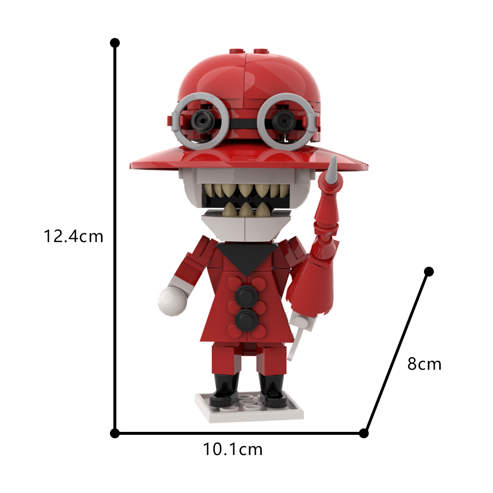 100PCS The Crooked Man MOC Building Block Bricks |MocPixel replace to lego 
