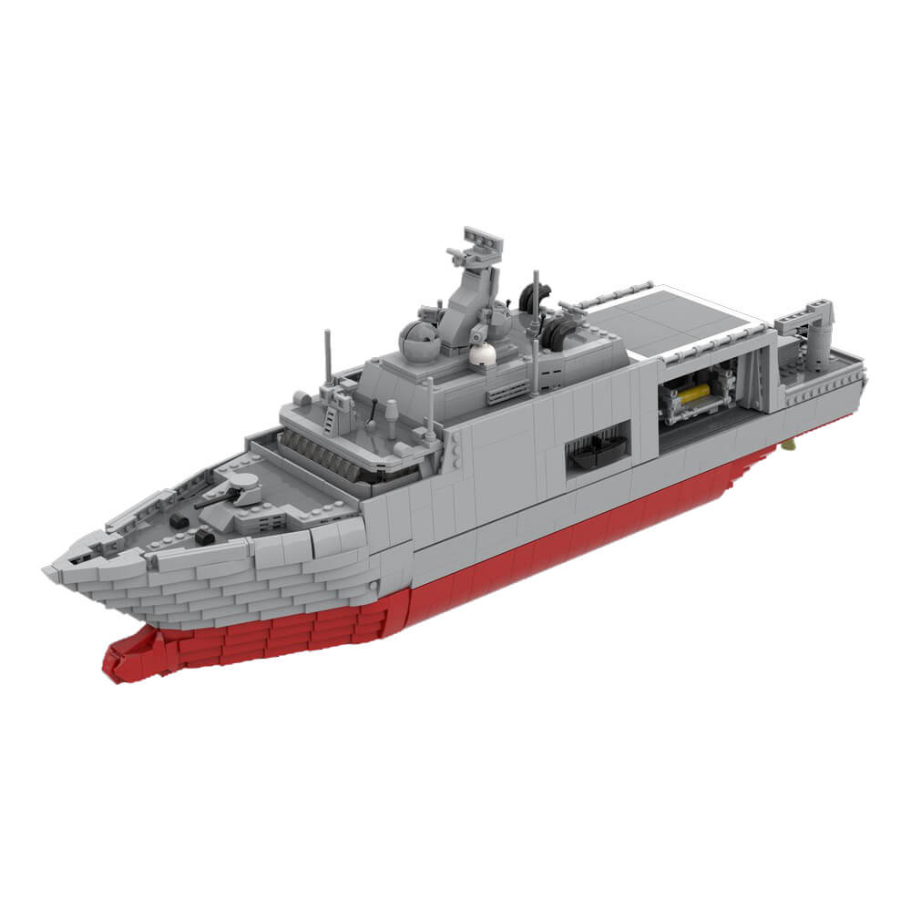 1921PCS Dutch Navy City-Class Mine Countermeasures Vessel MOC Building Block Bricks |MocPixel