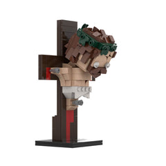 Jesus Series - Crucifixion/Rode The Donkey Into Jerusalem/  Wearing A Crown Of Thorns MOC Building Block Bricks |MocPixel