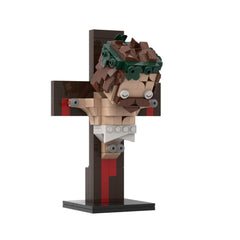 Jesus Series - Crucifixion/Rode The Donkey Into Jerusalem/  Wearing A Crown Of Thorns MOC Building Block Bricks |MocPixel