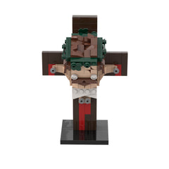Jesus Series - Crucifixion/Rode The Donkey Into Jerusalem/  Wearing A Crown Of Thorns MOC Building Block Bricks |MocPixel