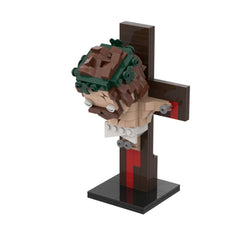 Jesus Series - Crucifixion/Rode The Donkey Into Jerusalem/  Wearing A Crown Of Thorns MOC Building Block Bricks |MocPixel